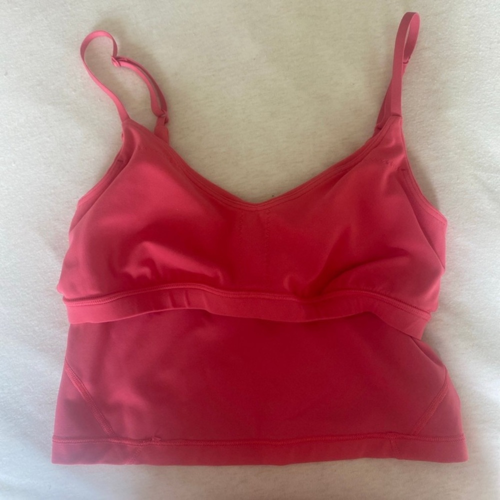 Lululemon Align Tank Cami Raspberry Cream Size 4 - Picture 3 of 5